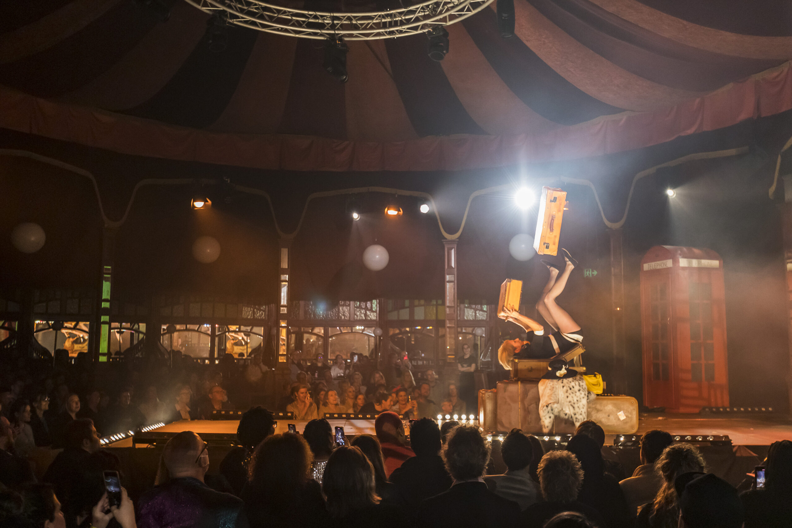Merrigong Theatre Company presented Spiegeltent performances in Wollongong